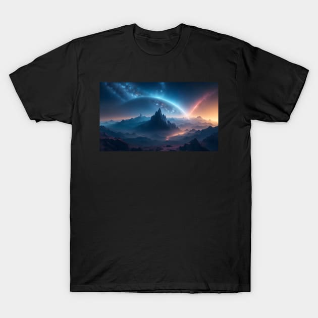 Beautiful another universe landscape T-Shirt by WODEXZ